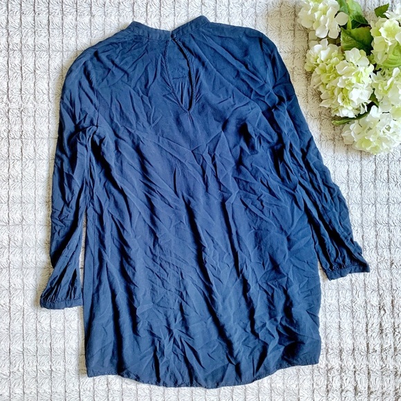 Aakaa Navy Long Sleeve Dress - Picture 2 of 3
